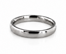 Platinum 950 Court Wedding Band – 3mm