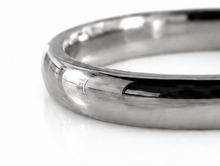Platinum 950 Court Wedding Band – 3mm