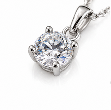 Double Claw Solitaire Pendant – Diamondfire® Zirconia