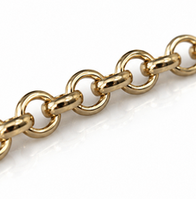 9ct Yellow Gold 5mm Belcher Chain Necklace 20 Inch