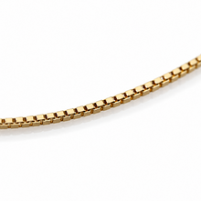 9ct Yellow Gold Venetian Box Chain Necklace (41-46cm)