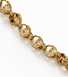 9ct Yellow Gold Medium Tulip Chain Necklace
