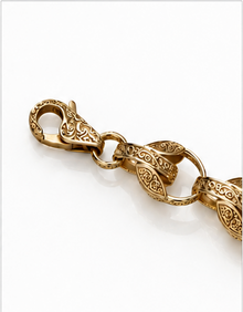 9ct Yellow Gold Medium Tulip Chain Necklace