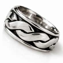 Celtic Twist Band Ring – Sterling Silver