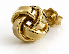 9ct Gold Knot Stud Earrings
