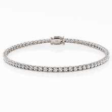 18ct White Gold 1.00ct Diamond Tennis Bracelet - H–I / SI