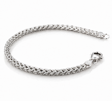 Heavyweight Foxtail Chain Bracelet – Sterling Silver (22cm)