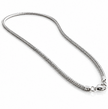 Heavyweight Foxtail Chain Necklace – Sterling Silver (51cm)