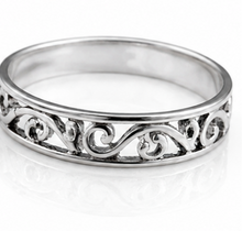 Filigree Sterling Silver Band Ring