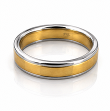 5mm Two-Colour Gold Wedding Band – 9ct / 18ct