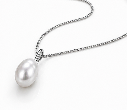 Baroque Freshwater Pearl Pendant Charm – Sterling Silver