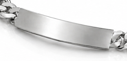 Men’s Heavyweight Silver Curb Bracelet