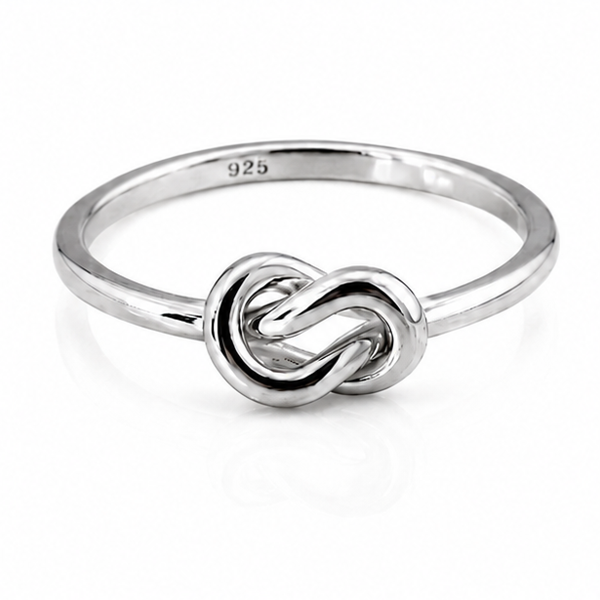 Sterling Silver Love Knot Ring