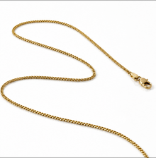 18ct Gold Pendant Curb Chain – 18” 3.1g (Italian gold)