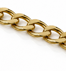 9ct Yellow Gold Children’s Curb Bracelet – 5”