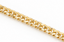 9ct Yellow Gold Diamond Cut Curb Chain (0.70mm)