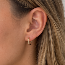 9ct Yellow Gold 12mm Hoop Earrings