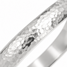 Sterling Silver 8mm Hammered Stacker Bangle