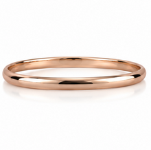 9ct Rose Gold 4.15mm Court Bangle