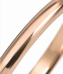 9ct Rose Gold 4.15mm Court Bangle