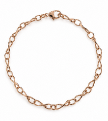 9ct Rose Gold Juliette Link Bracelet 19cm