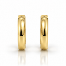 9ct Yellow Gold Huggie Hoop Earrings