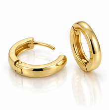 9ct Yellow Gold Huggie Hoop Earrings