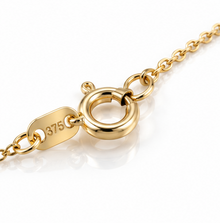 9ct Yellow Gold Ruby & Diamond Teardrop Pendant 18"