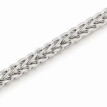Sterling Silver Foxtail Bead Charm Bracelet