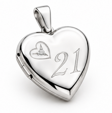 Heart Locket Front View Angled