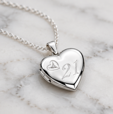 Heart Locket Marble View