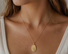 Laura Ashley Farlington Flowers Gold Plated Silver Pendant Necklace