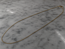 9ct Yellow Gold Fine Curb Chain Necklace 46cm (18”)