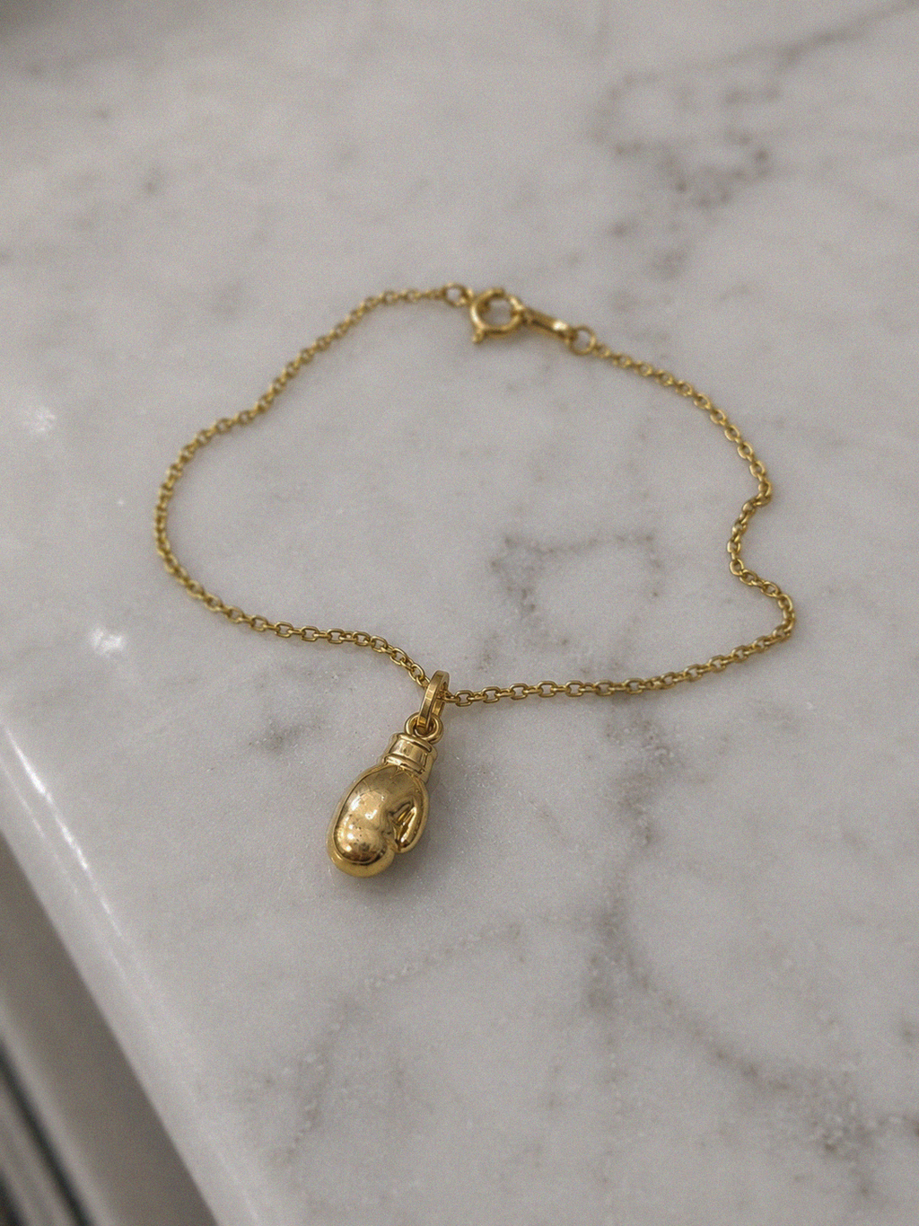 9ct Yellow Gold Boxing Glove Charm Pendant