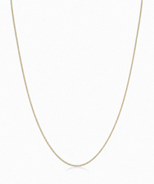 Gold Plated Diamond Cut Curb Chain with Extender