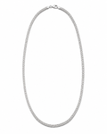 Heavyweight Foxtail Chain Necklace – Sterling Silver (51cm)