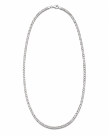 Heavyweight Foxtail Chain Necklace – Sterling Silver (51cm)