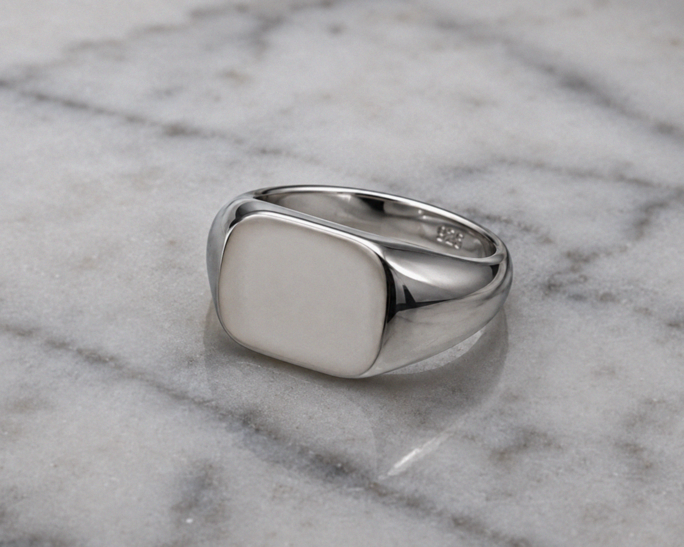 Sterling Silver Engravable Signet Ring