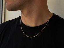 9ct Yellow Gold 1.5mm Super Flat Curb Chain