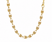 9ct Yellow Gold Medium Tulip Chain Necklace