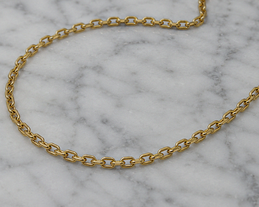 Fred Bennett Stainless Steel Cable Chain Necklace 50–55cm