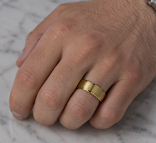 Fred Bennett Gold-Tone Tungsten 8mm Band Ring