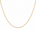 18ct Gold Pendant Curb Chain – 18” 3.1g (Italian gold)