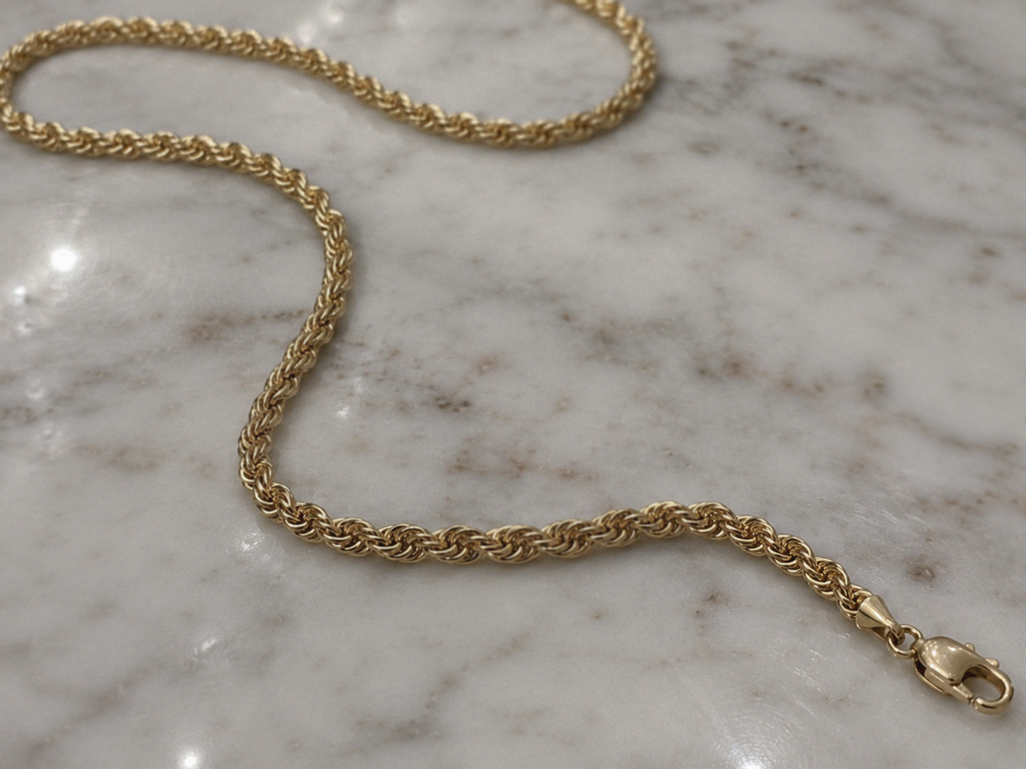Premium Heavy Gold Rope Chain (65g)