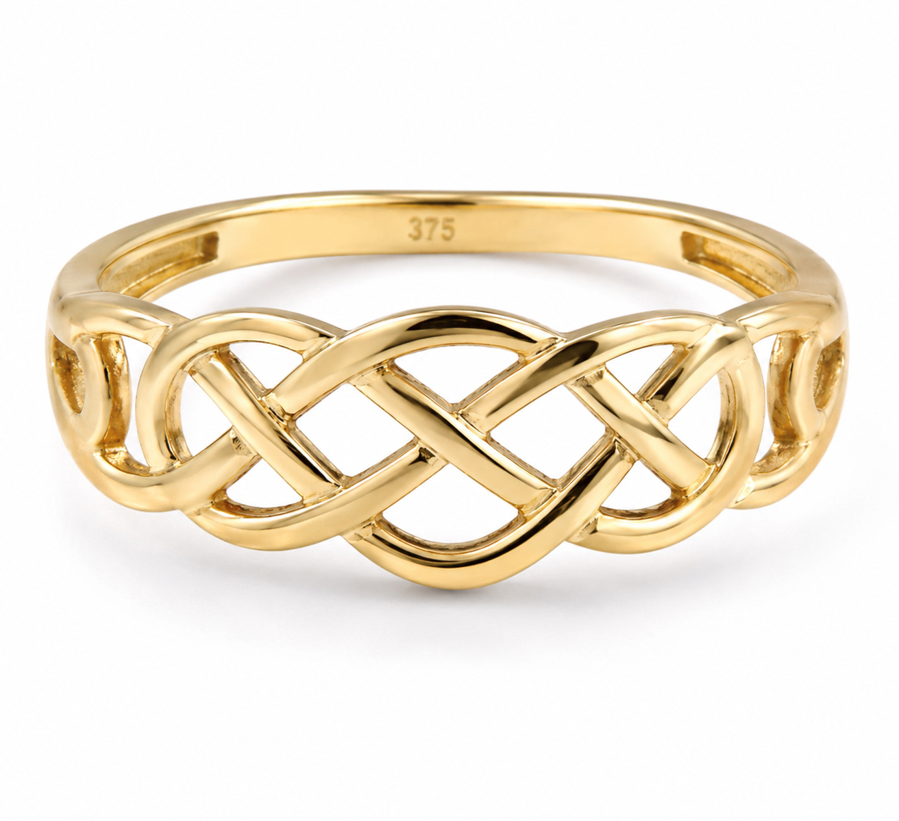 9ct Yellow Gold Celtic Knot Ring