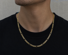 Fred Bennett Gold-Plated Sterling Silver Figaro Chain Necklace 55cm