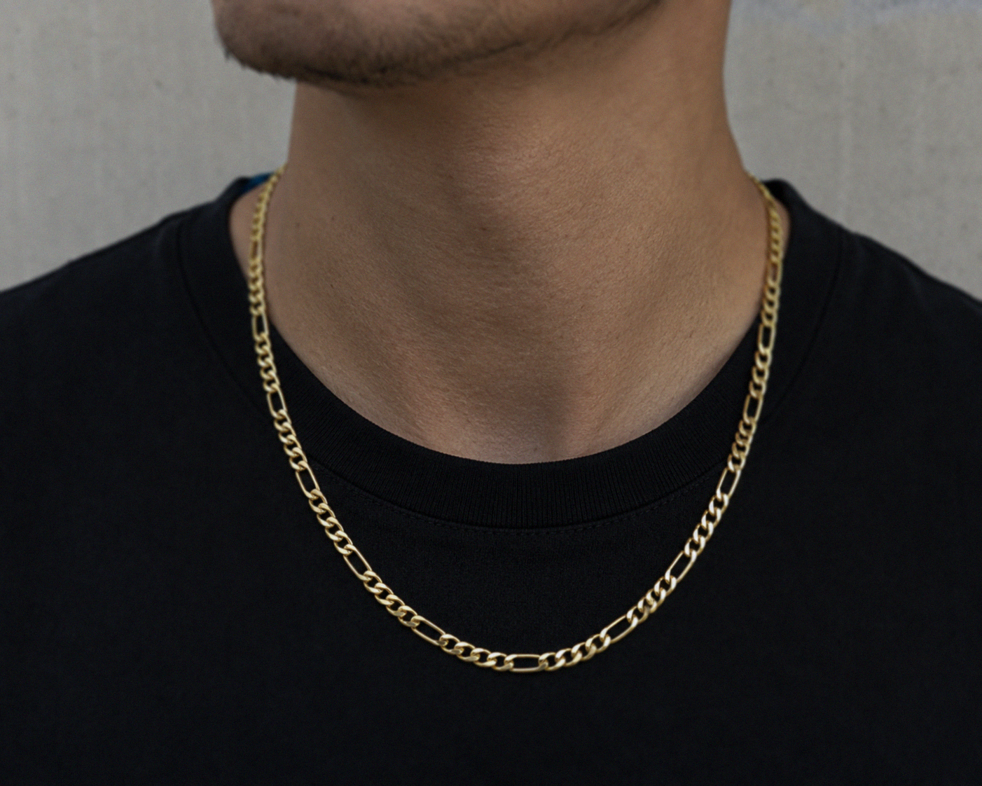 Fred Bennett Gold-Plated Sterling Silver Figaro Chain Necklace 55cm