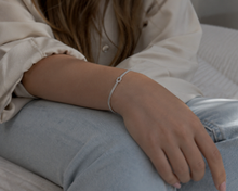 Love Knot Snake Chain Bracelet – Sterling Silver