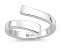 Sterling Silver Polished Wrap Ring