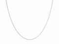 Sterling Silver Diamond Cut Curb Chain Necklace (Adjustable 41-46cm)